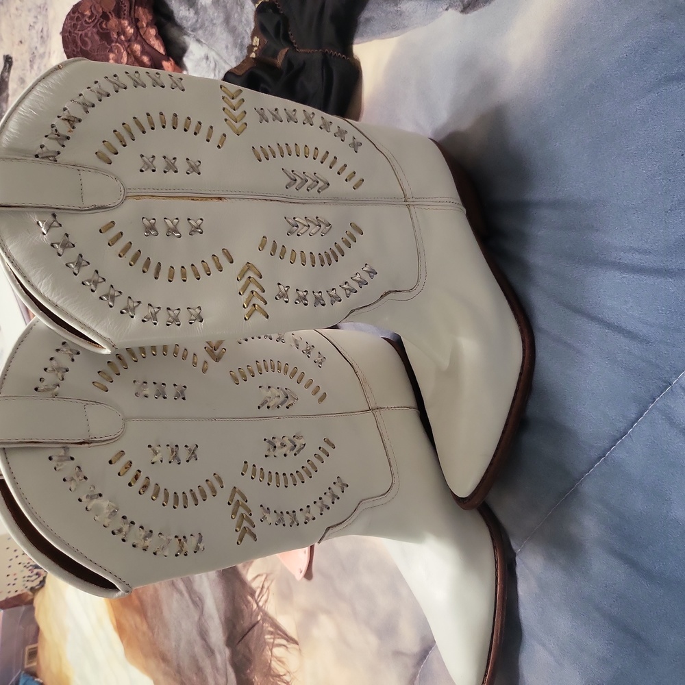 COPY - Gianni cowboy boots. Genuine leather size 7B, made in Chile